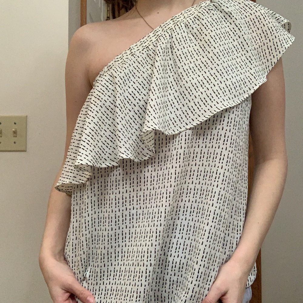 One Shoulder Collective Concepts Blouse